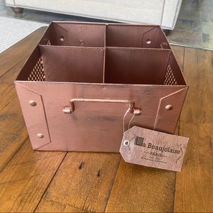 Copper Desk Organizer